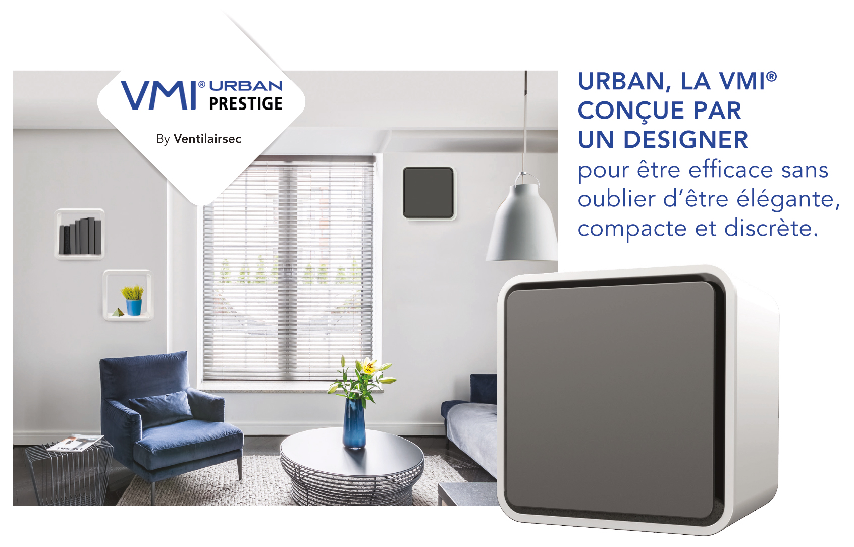 VMI® URBAN, la ventilation design par Ventilairsec